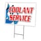 Signmission Coolant Service Yard Sign & Stake outdoor plastic coroplast window, C-2436 Coolant Service C-2436 Coolant Service - alternate 1